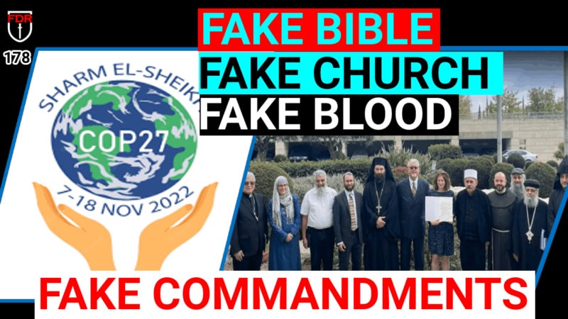 Fake Bible, Fake Church, Fake Climate all will Enslave YOU..  FDR: 178