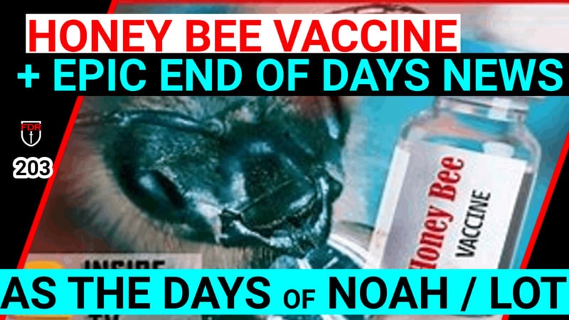 Vaccines for Honey Bees.  No Flesh will be left.  FDR: 203