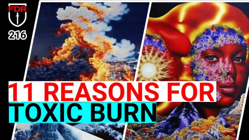Why the Toxic Burning of Plants, Trains etc around the World?  FDR:  216
