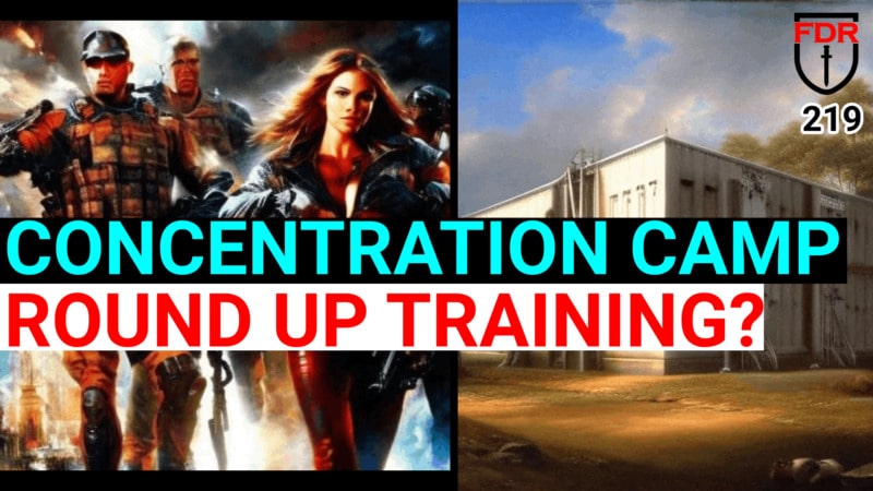 Concentration camp training.  Are Christians next?  NWO always does a test run. FDR: 219