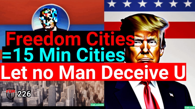 Is Trumps Freedom City Plan really WEF 15 minute Cites in disguise..  FDR: 226