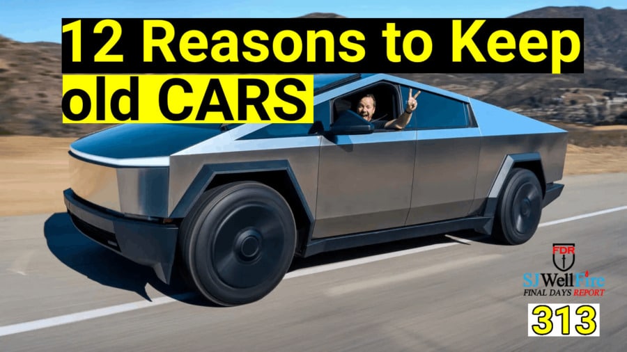 Reduce your Enslavement, Keep or Buy an Old CAR.  FDR: 313