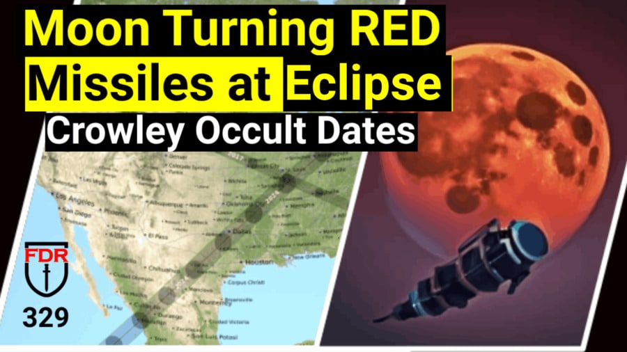 Moon is turning blood red and NASA has no Clue.  End of Days Marker..  FDR: 329